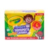 PINTURA CRAYOLA TEMPERA LAVABLES MULTICOLOR C/6 BOTES 59 ML/6