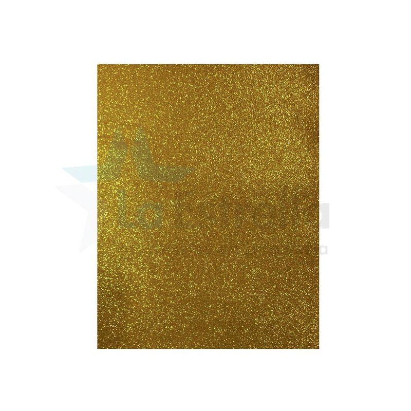 FOAMY EN PLIEGO DIAMANTADO PASCUA DORADO 55 X 43 / 10