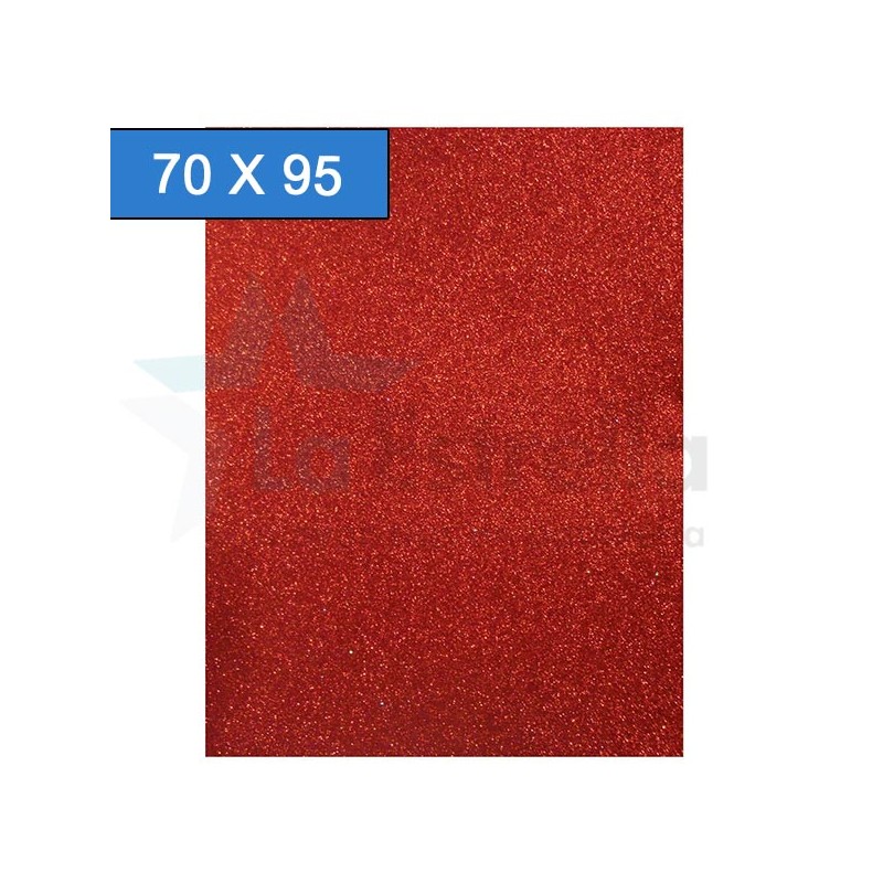 FOAMY EN PLIEGO PASCUA ROJO 70 X 95 / 10