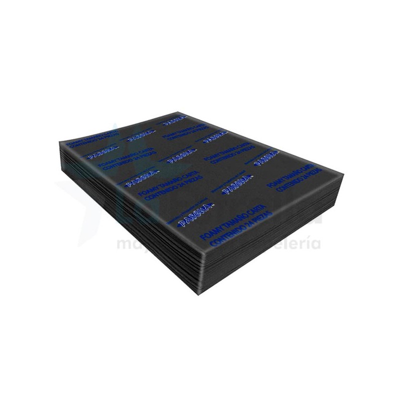 FOAMY LISO T/C NEGRO 2mm DE ESPESOR/17