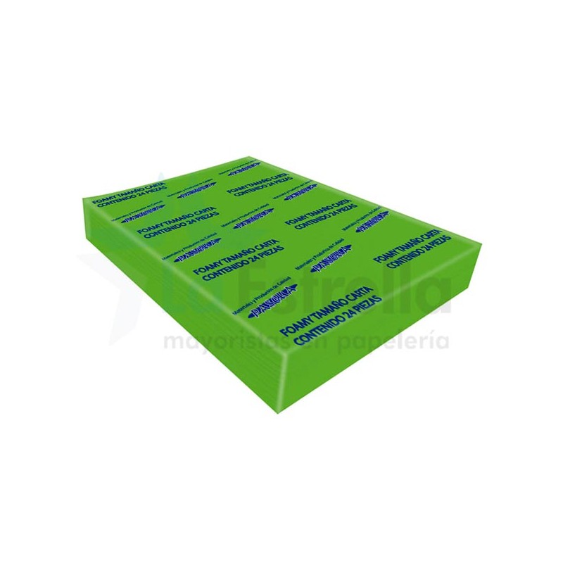 FOAMY LISO T/C VERDE CLARO (VC) /LIMON 2mm DE ESPESOR/17