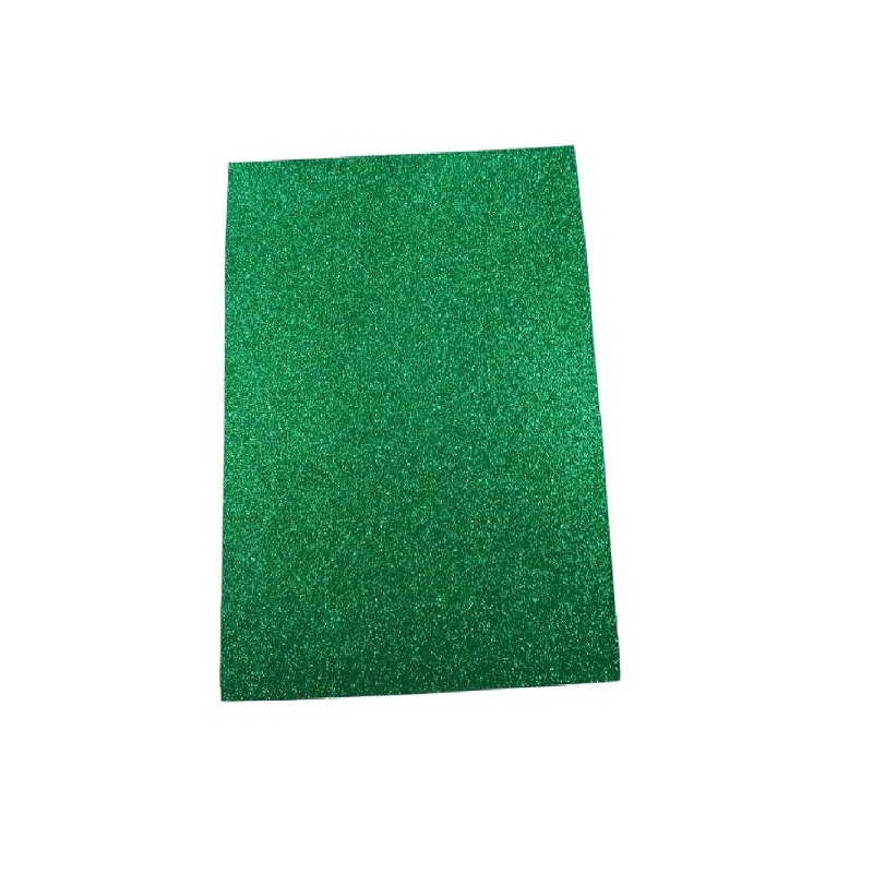 FOAMY T/C PASCUA C/DIAMANTINA VERDE BANDERA 2mm DE ESPESOR FCG011 / 20