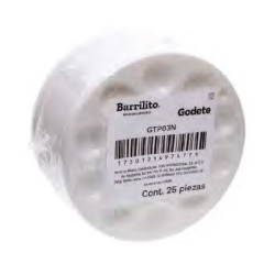 GODETE BARRILITO CIRCULAR MEDIANO 10 CAVIDADES GTP03 25/100