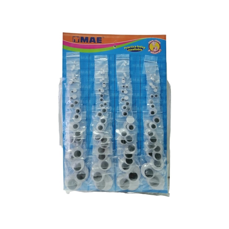 OJITOS MOVILES MAE EN EXH SURT. C/64 BOL. DE 7 GRS MOR-BL64S / 60