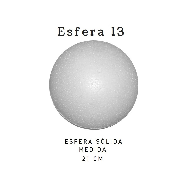 BOLAS DE UNICEL # 13 210 mm. /10