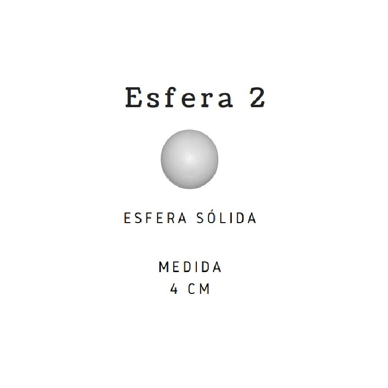 BOLAS DE UNICEL # 2 40 mm. /10
