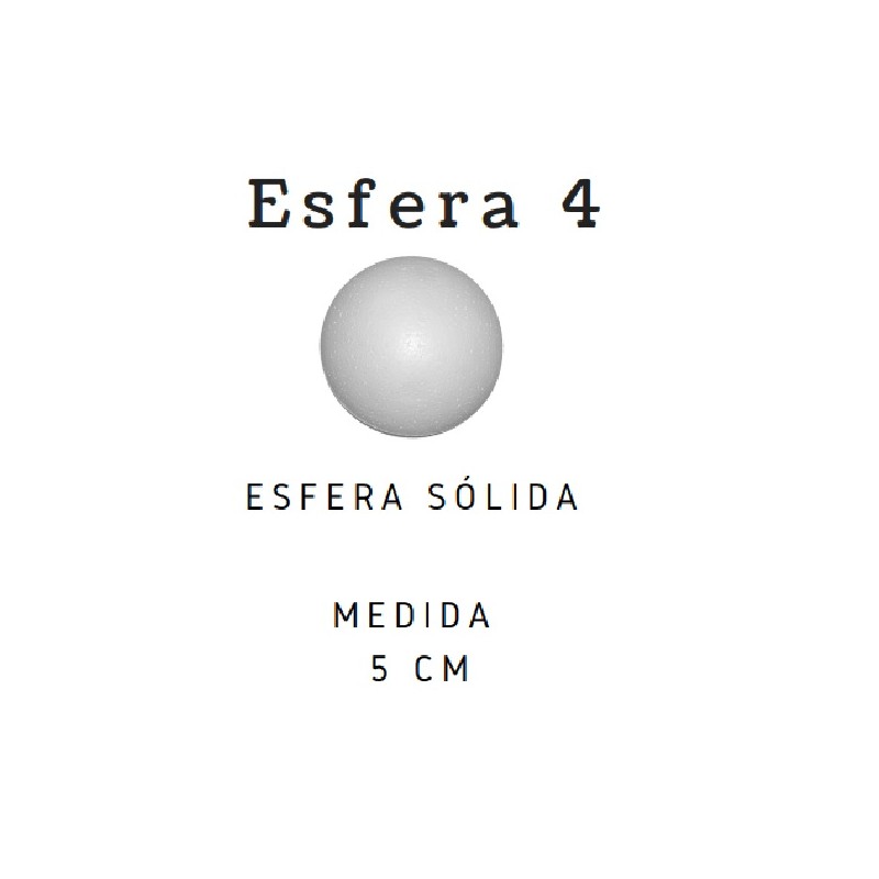 BOLAS DE UNICEL # 4 50 mm. /10