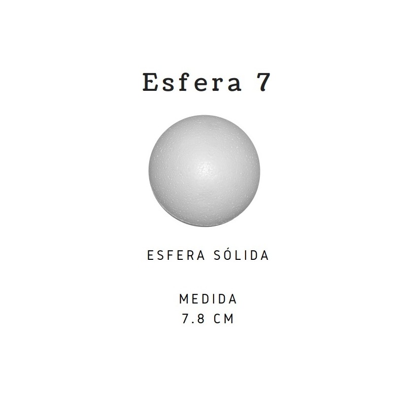 BOLAS DE UNICEL # 7 78 mm. /10