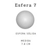 BOLAS DE UNICEL # 7 78 mm. /10