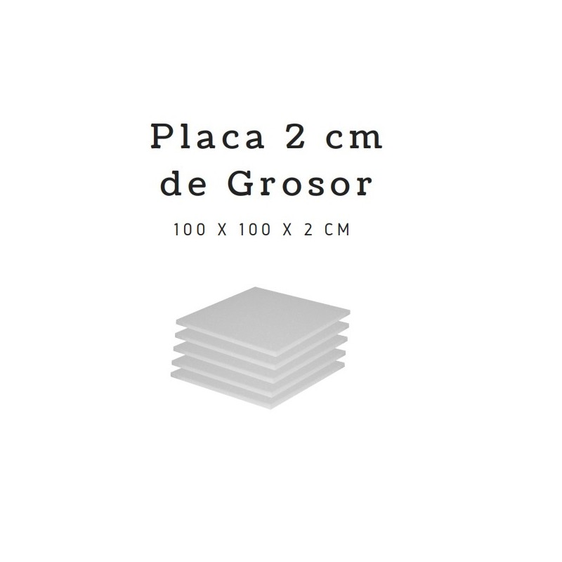 PLACA DE UNICEL DE 100 X 100 2 cm 109 /25