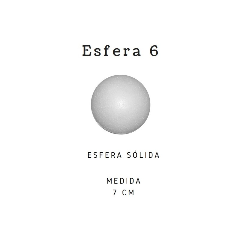BOLAS DE UNICEL # 6 70 mm. /10