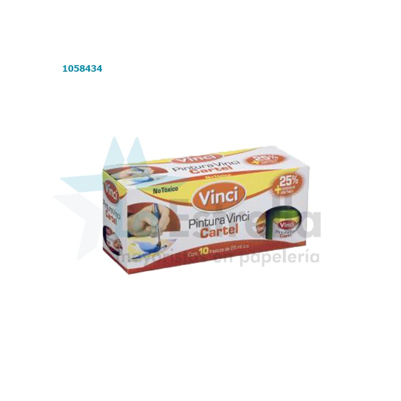 PINTURA VINCI P/CARTEL BLANCO P/LETR. 72 /20
